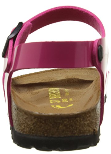 Birkenstock Rio, pestaña Trasera, Rosa (Vernis Pink), 25 EU