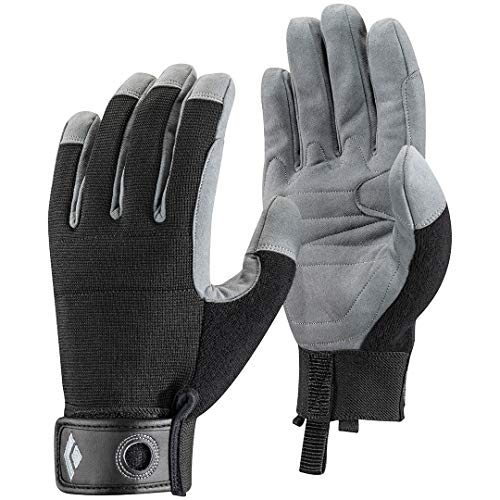 Black Diamond Crag Guantes de Escalada, Unisex Adult, Negro, XS