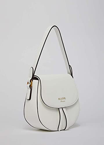 Blu girl Bolso bandolera Saddle blanco bolso bandolera blanco mujer 22x19x8 cm