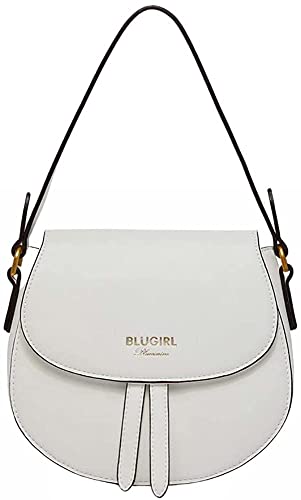 Blu girl Bolso bandolera Saddle blanco bolso bandolera blanco mujer 22x19x8 cm