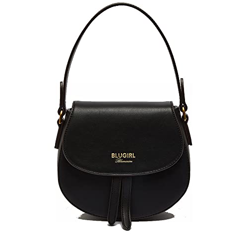 Blu girl Bolso bandolera Saddle negro bolso bandolera negro mujer 22x19x8 cm