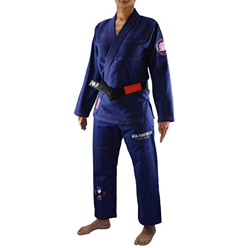 Bõa BJJ Gi Kimono Mujer Deusa Navy - Azul Oscuro, F1