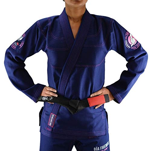 Bõa BJJ Gi Kimono Mujer Deusa Navy - Azul Oscuro, F1