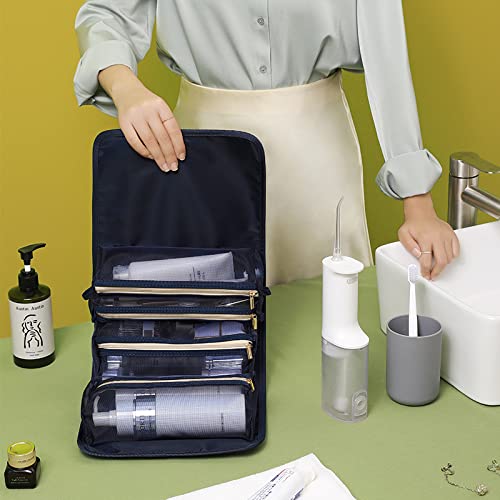 Bolsa Aseo, Botellas Viaje, Kit de Afeitado y líquidos，Resistente y fácil de Cerrar Viajar - con Gancho， Multifuncional de Neceser