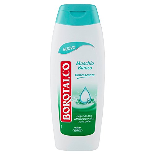 Borotalco Gel de ducha musgo blanco – 500 ml – Paquete de 1