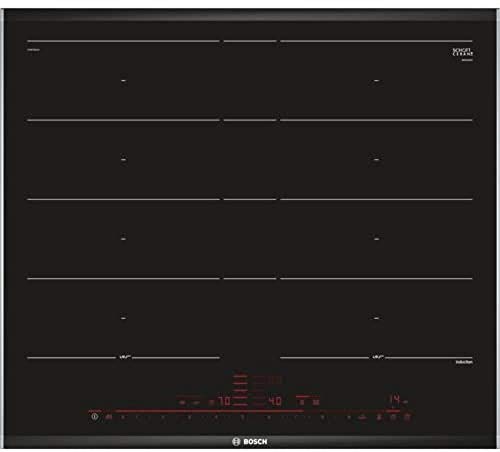 Bosch PXY675DC1E Placa de inducción Serie 8 / 60 cm / ComfortProfil / DirectSelect Premium / 17 niveles de potencia / PowerBoost / FlexInduction Zone / PerfectFry Frying Sensor