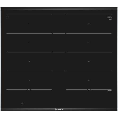 Bosch PXY675DC1E Placa de inducción Serie 8 / 60 cm / ComfortProfil / DirectSelect Premium / 17 niveles de potencia / PowerBoost / FlexInduction Zone / PerfectFry Frying Sensor