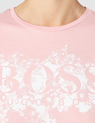 BOSS C_elogo2 Camiseta, Rosa Brillante 675, XS para Mujer