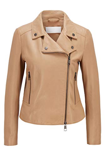 BOSS C_sajuana1 10232681 01 Chaqueta de Piel, Beige262, 48 para Mujer