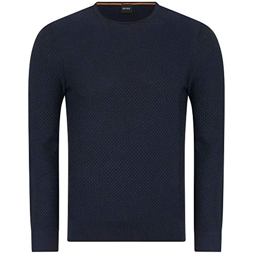 BOSS Komallo suéter, Dark Blue (404), XXXL para Hombre