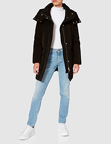 BOSS Ohire Parka, Negro (Black 001), 40 (Talla del Fabricante: 38) para Mujer