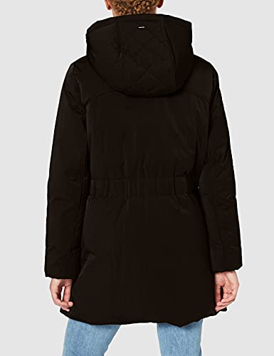 BOSS Ohire Parka, Negro (Black 001), 40 (Talla del Fabricante: 38) para Mujer