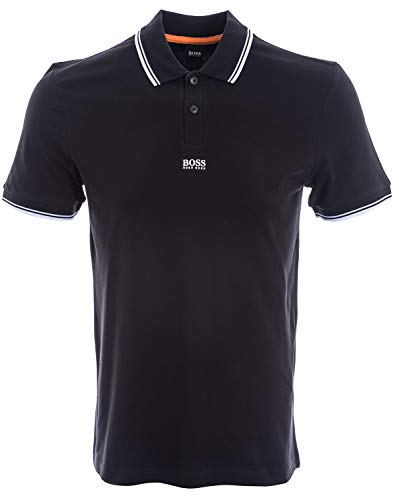 BOSS Pchup 1 10191116 01, Camisa de Polo, para Hombre, Negro (Black 1), L