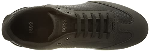 BOSS Rusham_Lowp_Logo, Zapatillas Hombre, Negro1, 42 EU