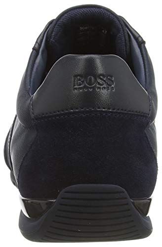 BOSS Saturn_lowp_MX, Zapatillas Hombre, Azul (Dark Blue 401), 45 EU