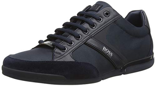 BOSS Saturn_lowp_MX, Zapatillas Hombre, Azul (Dark Blue 401), 45 EU