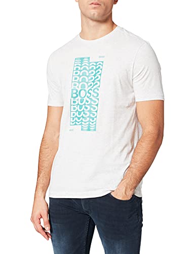 BOSS tee 1 Camiseta, Gris Pastel Claro 57, S para Hombre