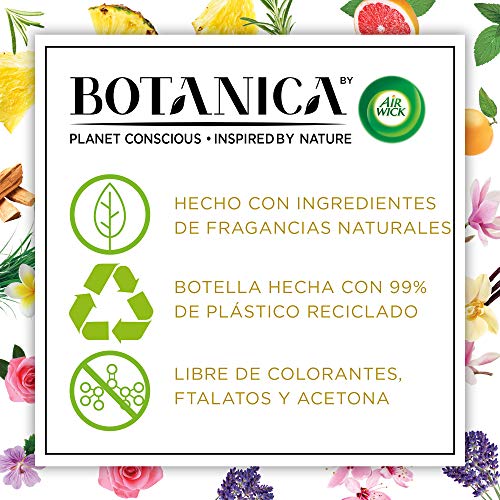 Botanica By Air Wick Ambientador Pulverizador, Esencia para Casa con Aroma a Pomelo y Menta Marroquí, 236 Mililitros