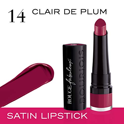 Bourjois Rouge Fabuleux Barra De Labios Tono 014 Clair de Plum - 2,3 gr