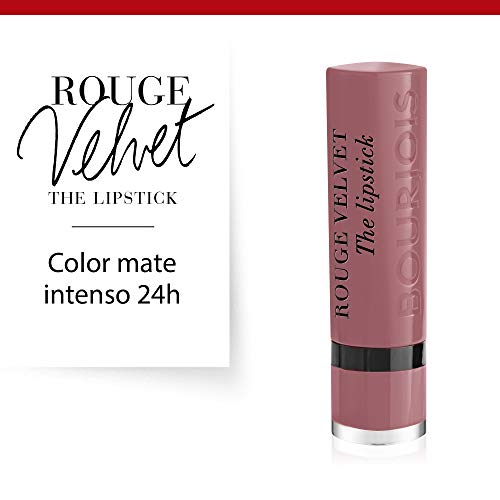 Bourjois Velvet The Lipstick Barra De Labios Tono 018 (Mauve-martre), 2.3 gr