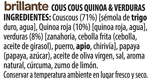 Brillante Benefit Cous Cous Quinoa y Verduras 200 gr