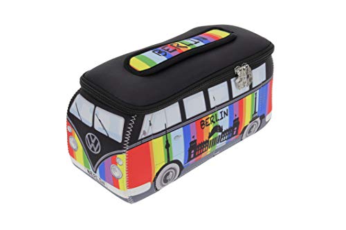 BRISA Volkswagen Collection – Volkswagen T1 Bulli Bus 3D Universal de Maquillaje cosmético de Viaje, Bolsa de Viaje (berlina/Neopreno)