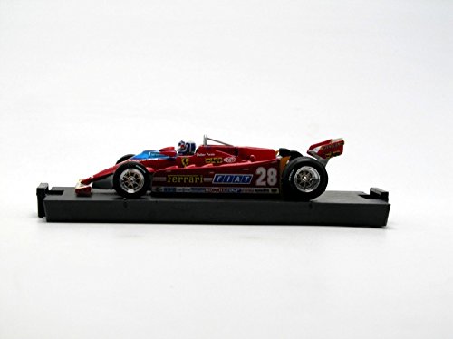 Brumm – r488 de CH – Ferrari 126 CK Turbo con Conductor – GP US 1981 – Escala 1/43 – Rojo