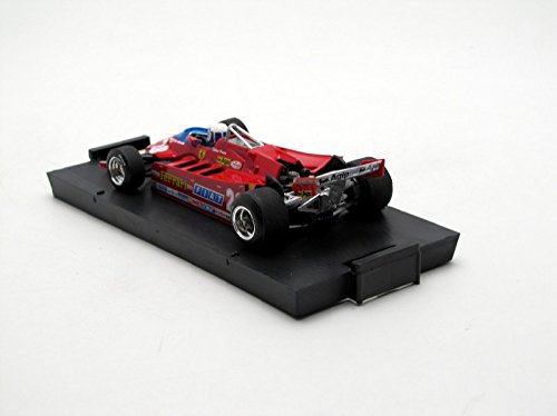 Brumm – r488 de CH – Ferrari 126 CK Turbo con Conductor – GP US 1981 – Escala 1/43 – Rojo