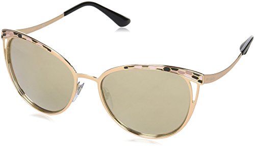 Bulgari 0Bv6083 20145A 56 Gafas de Sol, Dorado (Pink/Brown Dark), Unisex-Adulto