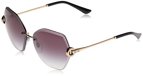 Bulgari 0BV6105B 20148G 62 Gafas de Sol, Dorado (Pink Gold/Greygradient), Mujer