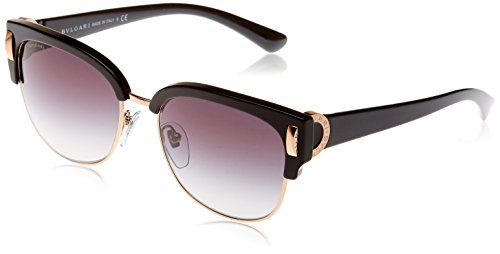 Bulgari 0Bv8189 501/8G 55 Gafas de sol, Negro (Black/Pink/Gray), Unisex-Adulto