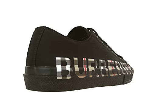 BURBERRY 8018275 - Zapatillas deportivas para hombre, de tela y goma, color negro Negro Size: 41 EU