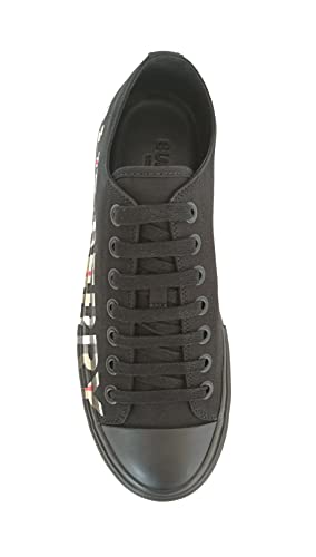 BURBERRY 8018275 - Zapatillas deportivas para hombre, de tela y goma, color negro Negro Size: 41 EU