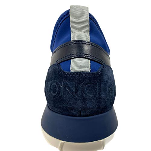 C55 Sneaker uomo Blue MONCLER Garry Scarpe Shoes Man [41.5]