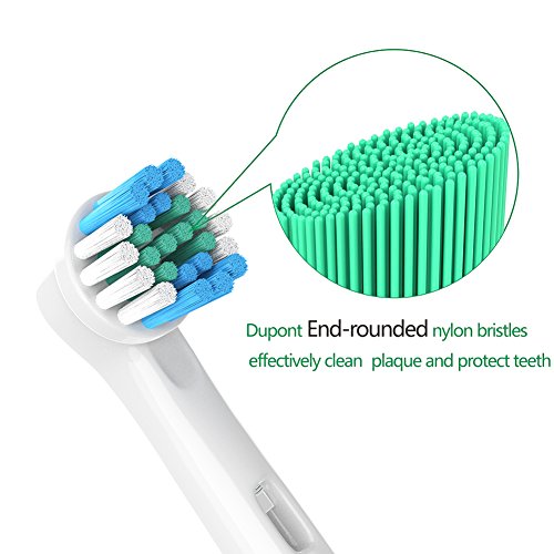 Cabezal de cepillo de dientes para Oral B, paquete de 16, cabezales de cepillo de dientes de repuesto Yanban, compatible con Oral-B, para cepillo de dientes eletrico Braun recargable, Cross&action