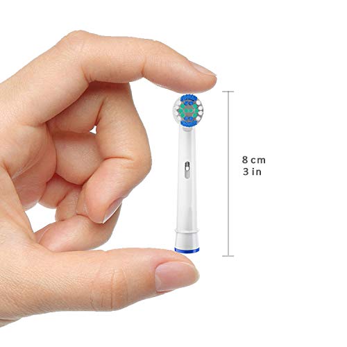 Cabezal de cepillo de dientes para Oral B, paquete de 16, cabezales de cepillo de dientes de repuesto Yanban, compatible con Oral-B, para cepillo de dientes eletrico Braun recargable, Cross&action