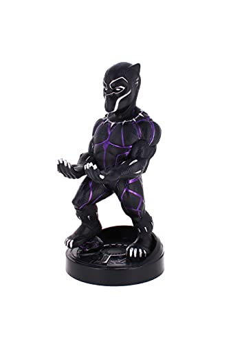 Cable guy Black Panther,soporte de sujeción y carga para mando de consola y smartphone con tu personaje favorito con licencia de Marvel Avengers Endgame.Producto con licencia oficial.Exquisite Gaming