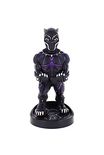 Cable guy Black Panther,soporte de sujeción y carga para mando de consola y smartphone con tu personaje favorito con licencia de Marvel Avengers Endgame.Producto con licencia oficial.Exquisite Gaming