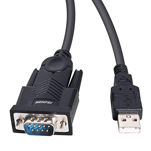 Cable USB a serie, BENFEI 1,8m USB a RS-232 macho (9 pines) DB9 cable serie, Chipset prolífico, Windows 10/8.1/8/7, Mac OS X 10.6 y Superior