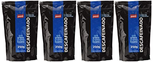 Café grano descafeinado con toques citricos 4x250Gr.