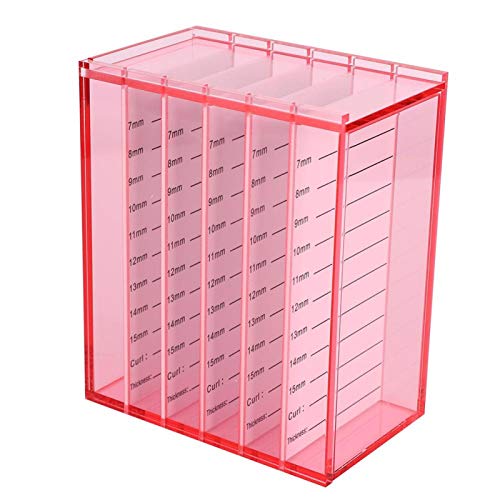 Caja de almacenamiento de pestañas, caja de almacenamiento de pestañas de injerto, extensión de pestañas, maquillaje para tienda, herramienta de pestañas postizas, 5 capas(False Eyelashes Organizer)