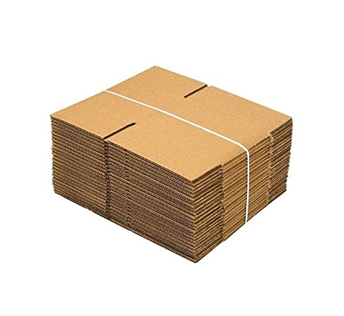 Cajas de cartón de doble onda Habana, 50 x 50 x 40 cm, para embalaje, envíos, cajas de cartón ondulado, ligeras, sólidas y resistentes, juego de 5 unidades, fabricadas en Italia