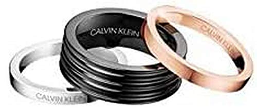 Calvin Klein - Anillos - acero inoxidable acero inoxidable - Talla 1 7612635119755