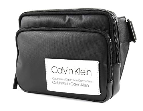 Calvin Klein - Avenue Compact Waistbag, Organizadores de bolso Hombre, Negro (Black), 1x1x1 cm (W x H L)