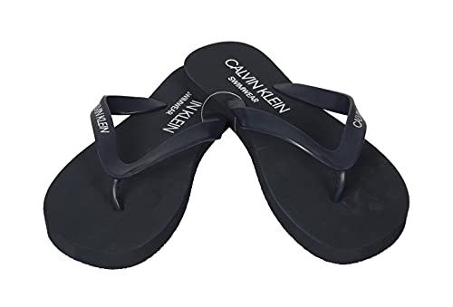 Calvin Klein Chancletas Zapatillas Unisex Swimwear CK artículo KM0KM00639 FF Sandals, CBK Black Iris, Piede 39/40