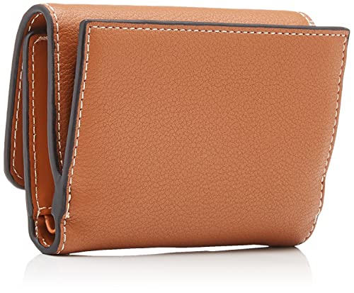 Calvin Klein CK Must - Cartera de Tres Pliegues para Mujer, coñac, OS