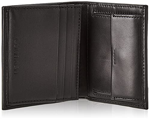 Calvin Klein Ckj Monogram Outline, Accesorio Billetera de Viaje para Hombre, Black, One Size