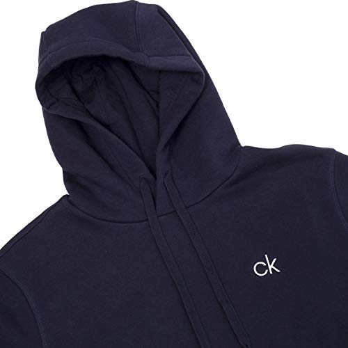 Calvin Klein Hombre Planet Fleece Algodón Sudadera ecológica - Armada - XL