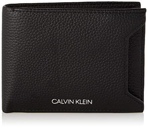 Calvin Klein Hombre Wallets, Negro, Taglia unica