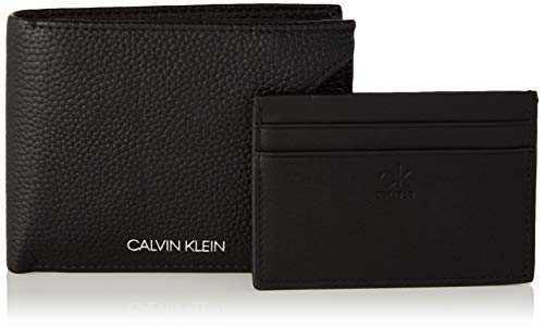 Calvin Klein Hombre Wallets, Negro, Taglia unica